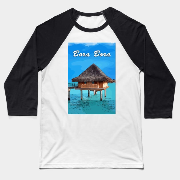 Bora Bora Baseball T-Shirt by WelshDesigns